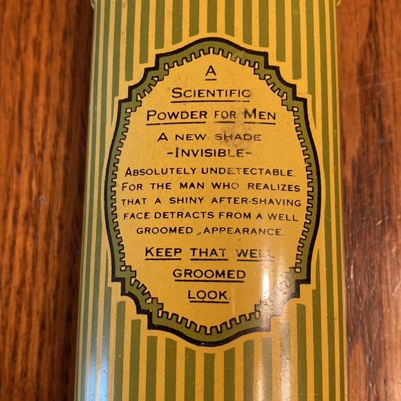 Vintage Palmolive After Shave Talc for Men Advertising Tin - Picture 15 of 16